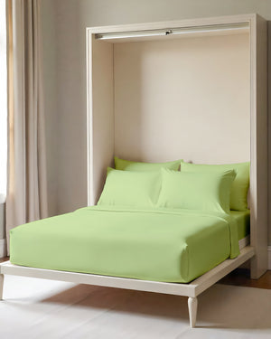 FoldEase Murphy Bed 4 Piece Sheet Set- Sage