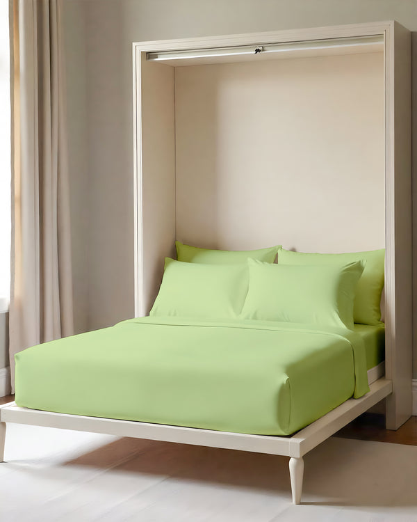 FoldEase Murphy Bed 4 Piece Sheet Set- Sage