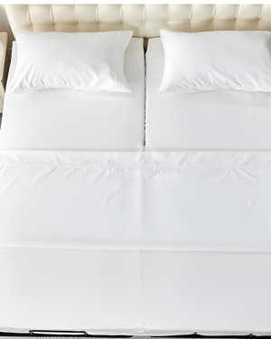 SplitLuxe Giza 4 Piece Split head Sheet Set - White-Custom Beds-MyGiza-Slumber Sphere