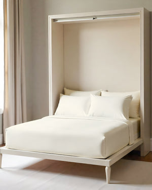 FoldEase Murphy Bed 4 Piece Sheet Set- Ivory