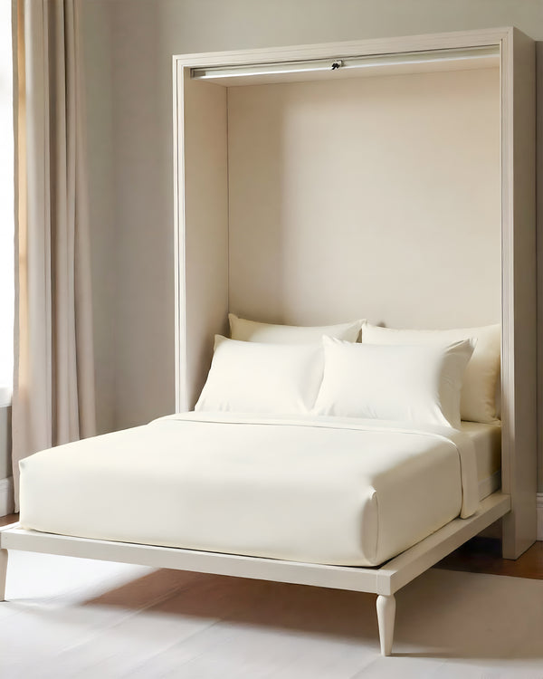 FoldEase Murphy Bed 4 Piece Sheet Set- Ivory
