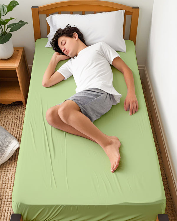 Ultra-fine Microfiber 1 Piece Sage Haven Cot Fitted Sheet – Sage