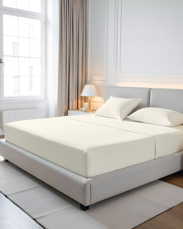 CalmFloats 4 Piece Waterbed Sheet Set- Ivory
