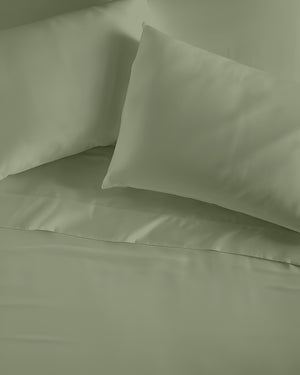 Crescendo Giza Cotton 4 Piece Sheet Set - Sage