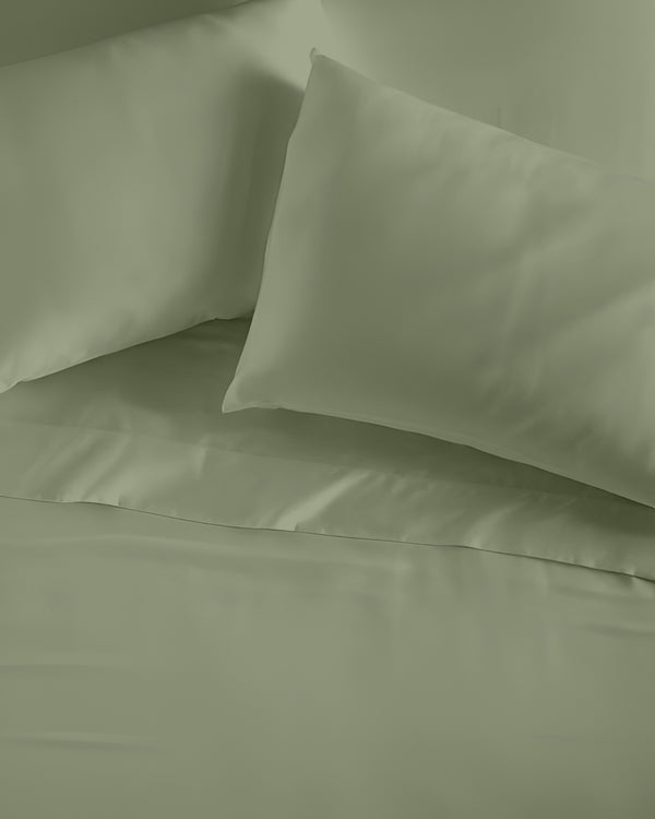 Crescendo Giza Cotton 4 Piece Sheet Set - Sage
