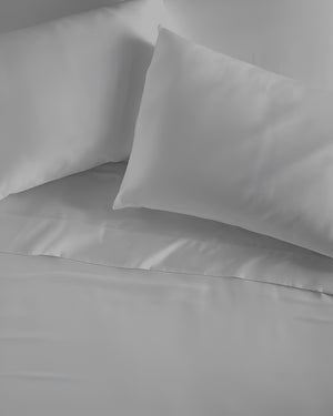 Crescendo Giza Cotton 4 Piece Sheet Set - Light Gray