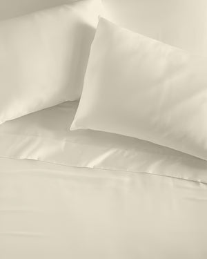 Crescendo Giza Cotton 4 Piece Sheet Set - Ivory