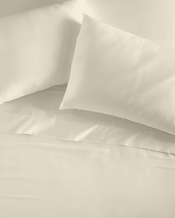 Crescendo Giza Cotton 4 Piece Sheet Set - Ivory