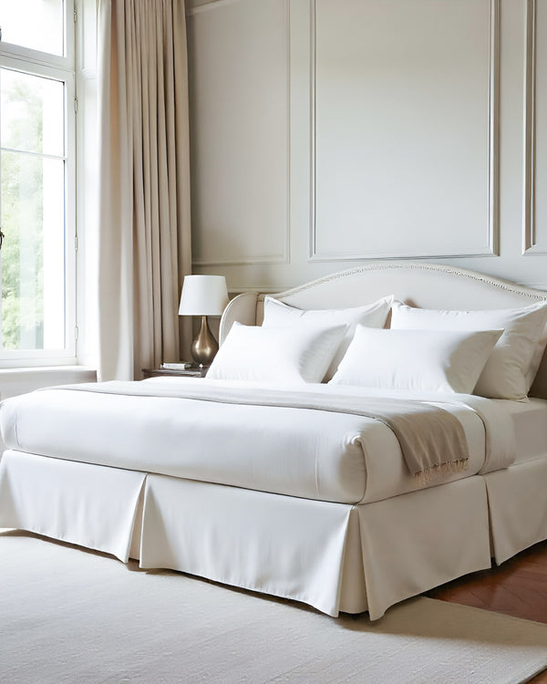 Imperial Touch Exquisite 6 Piece Cotton Sheet Set- White