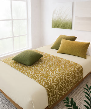 LuxeLayer Giza Cotton 4 Piece Cot Sheet Set - Ivory