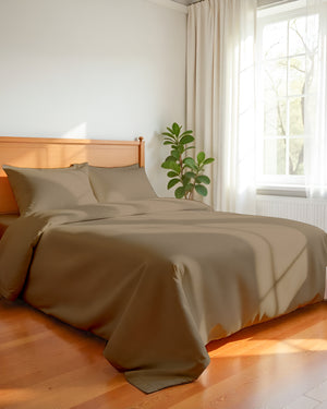 CalmFloats 4 Piece Waterbed Sheet Set- Taupe