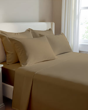 Giza Elegance 6-Piece Sheet Set - Taupe