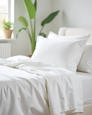 Comfort Kit Microfiber 4 Piece Bed Sheet Set – White