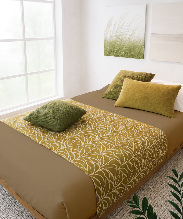 LuxeLayer Giza Cotton 4 Piece Cot Sheet Set - Taupe