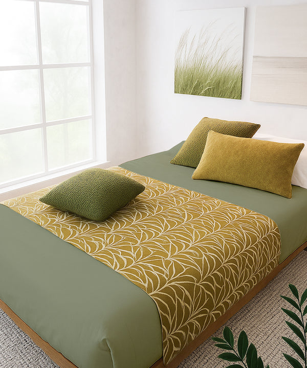 LuxeLayer Giza Cotton 4 Piece Cot Sheet Set - Sage