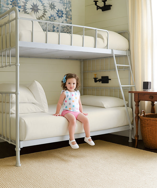 CloudLuxe – Sateen Finish Egyptian Cotton 4 Piece Cot Bedding Set - Ivory