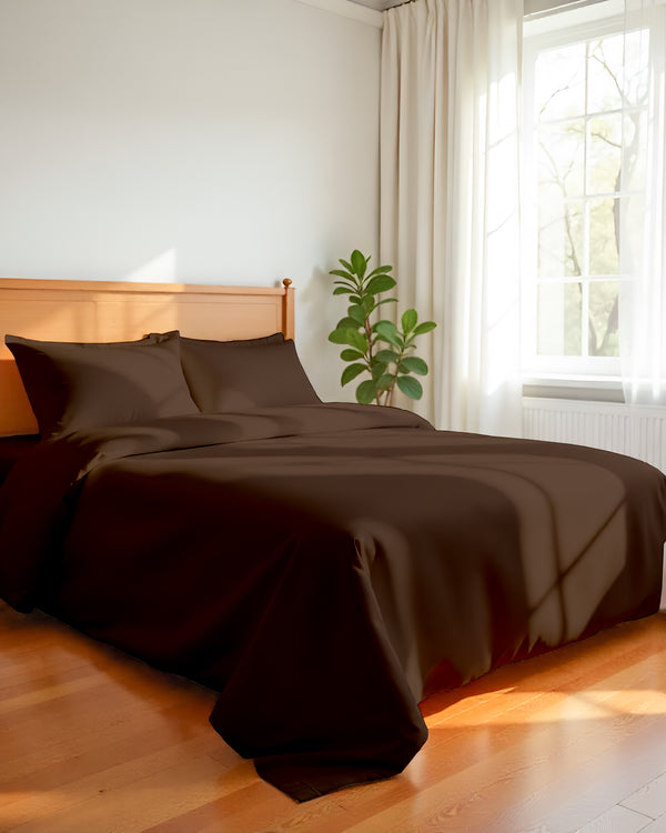 CalmFloats 4 Piece Waterbed Sheet Set- Chocolate