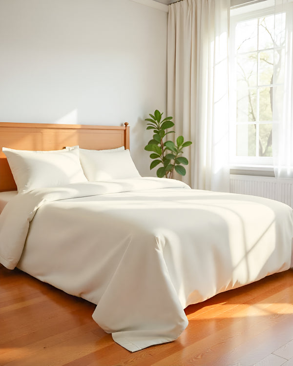 CalmFloats 4 Piece Waterbed Sheet Set- Ivory
