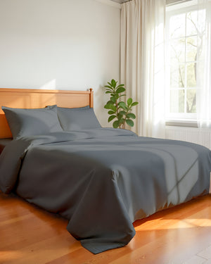CalmFloats 4 Piece Waterbed Sheet Set- Dark Gray