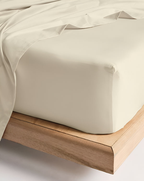 Crescendo Giza Cotton 4 Piece Sheet Set - Ivory