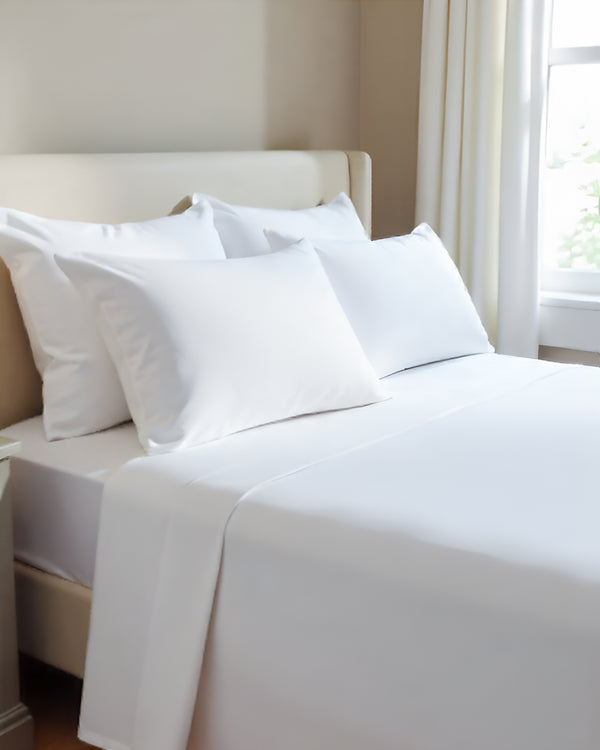 Giza Elegance 6-Piece Sheet Set - White