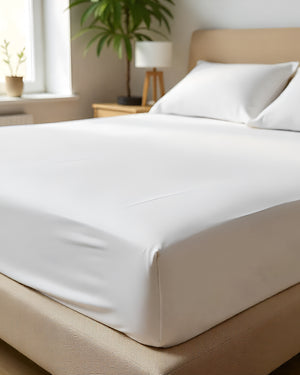 Imperial Touch Exquisite 6 Piece Cotton Sheet Set- White