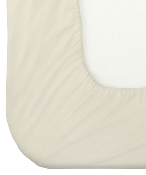 Seven Star 1 Piece Cotton Fitted Sheet- Ivory