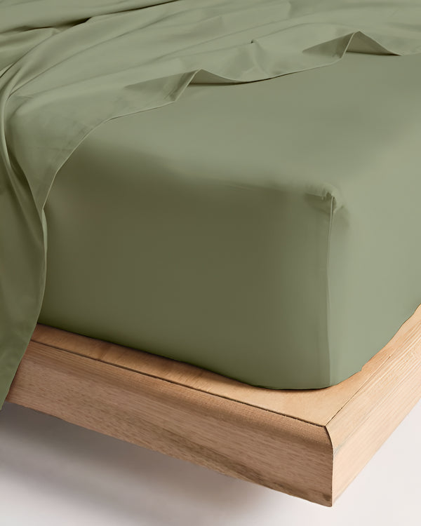 Crescendo Giza Cotton 4 Piece Sheet Set - Sage
