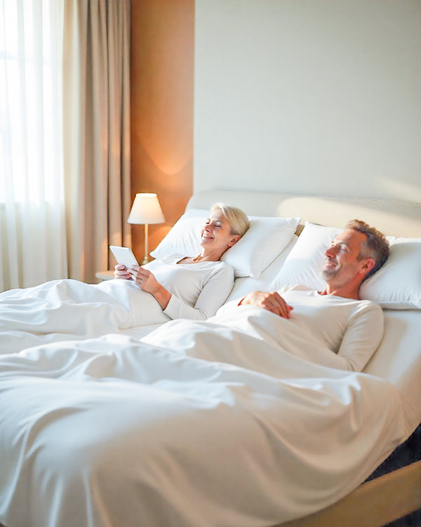 Softline Split Ultra-Soft 5-Piece Cotton Split Beds Sheet Set - White