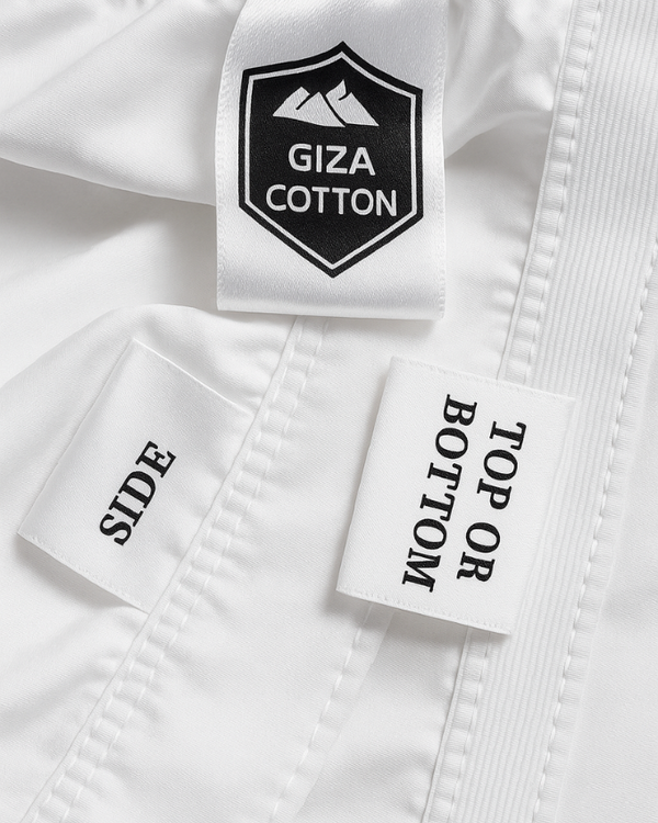 SleepSync Giza 1 Piece Split Head Fitted Sheet - White-Custom Beds-MyGiza-Slumber Sphere