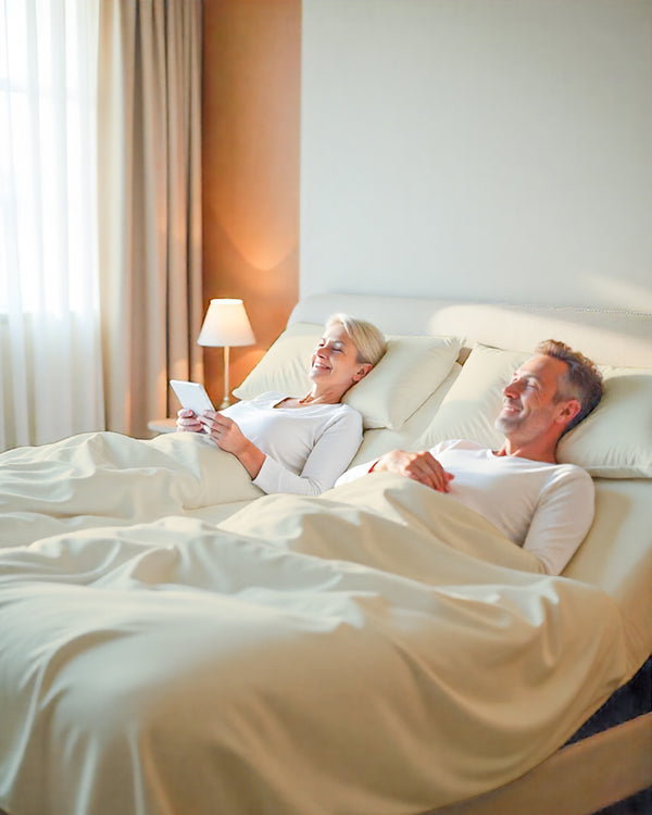 Softline Split Ultra-Soft 5-Piece Cotton Split Beds Sheet Set - Ivory