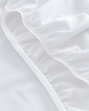 ComfortFold - Microfiber Sleeper Sofa 1 Piece Fitted Sheet- White