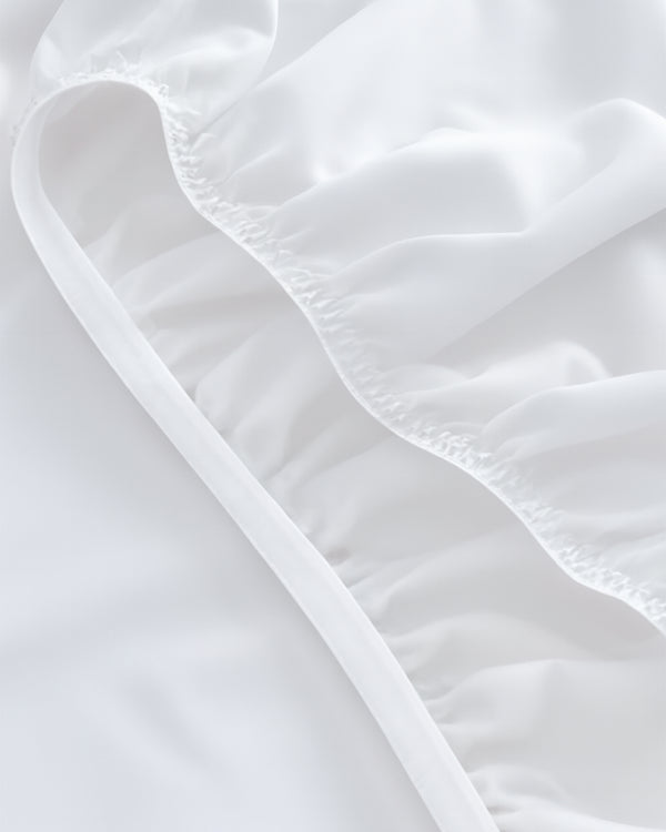 ComfortFold - Microfiber Sleeper Sofa 1 Piece Fitted Sheet- White