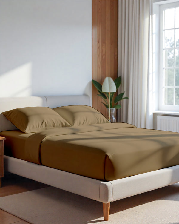 Giza Elegance 6-Piece Sheet Set - Taupe