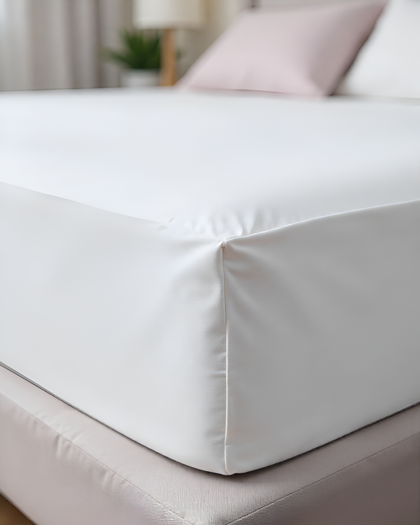 Royal Dreams, Extra Deep 4 Piece Cotton Sheet Set- White-Bed Sheets-Cottington Lane-Slumber Sphere