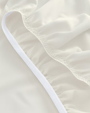 ComfortFold - Microfiber Sleeper Sofa 1 Piece Fitted Sheet- Ivory