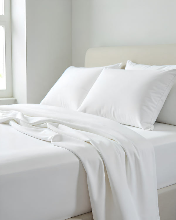 Comfort Kit Microfiber 4 Piece Bed Sheet Set – White
