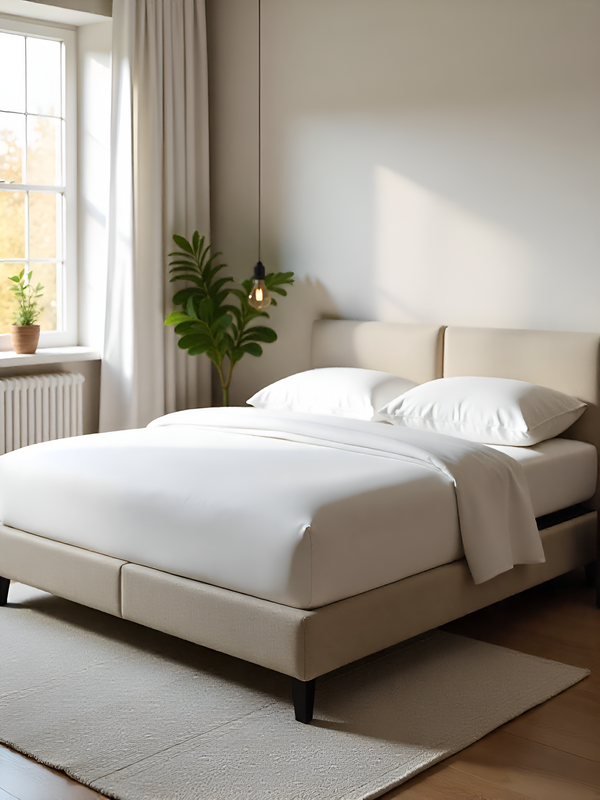 EliteFlex - 7 Piece Cotton Split Sheet Set for Adjustable Beds - White-Custom Beds-Cottingon -Slumber Sphere
