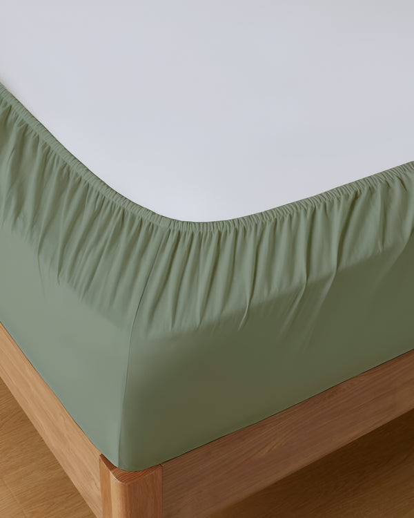Classic Comfort Cotton Bedding 4 Piece Sheet Set- Sage