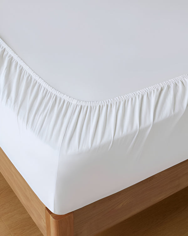 Classic Comfort Cotton Bedding 4 Piece Sheet Set- White