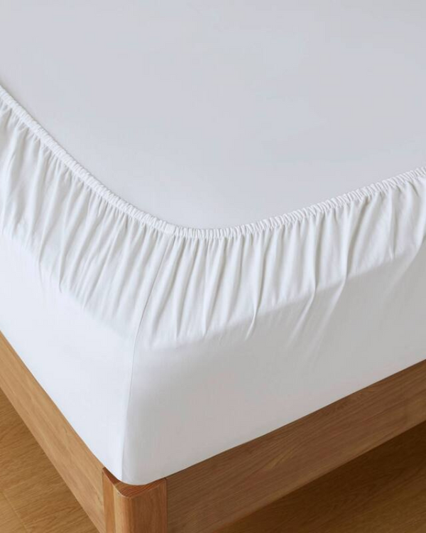 Classic Comfort Cotton Bedding 4 Piece Sheet Set- White-Bed Sheets-Cottington Lane-Slumber Sphere