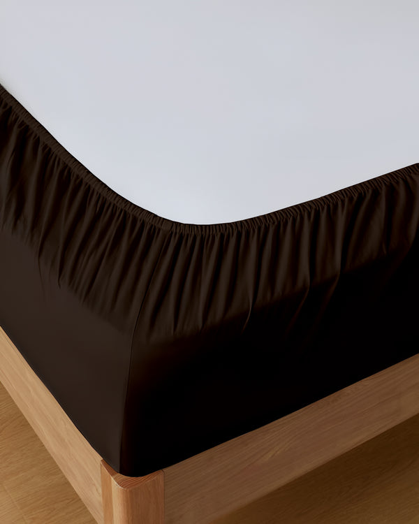 Classic Comfort Cotton Bedding 4 Piece Sheet Set- Chocolate