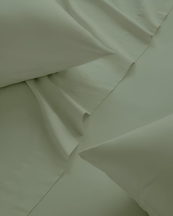 Classic Comfort Cotton Bedding 4 Piece Sheet Set- Sage