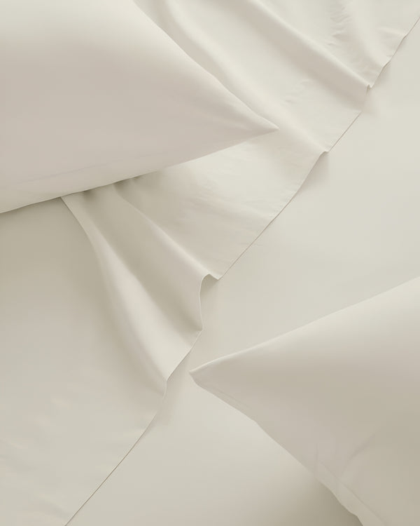 Classic Comfort Cotton Bedding 4 Piece Sheet Set- Ivory