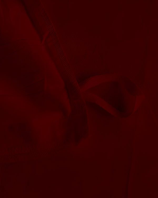 DreamHaven – Breathable & Beautiful 3 Piece Cotton Duvet Cover - Burgundy-Bed Layers-Cottington Lane-Slumber Sphere