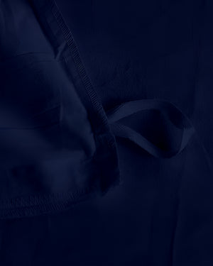 DreamHaven – Breathable & Beautiful 3 Piece Cotton Duvet Cover - Navy Blue-Bed Layers-Cottington Lane-Slumber Sphere