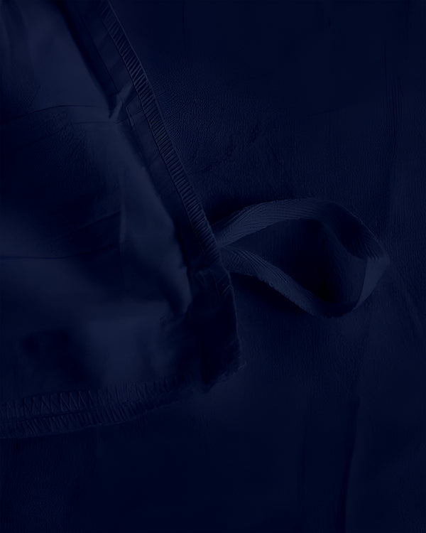 DreamHaven – Breathable & Beautiful 3 Piece Cotton Duvet Cover - Navy Blue-Bed Layers-Cottington Lane-Slumber Sphere
