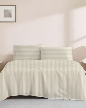 Signature Cotton Bedding 4 Piece Sheet Set- Ivory