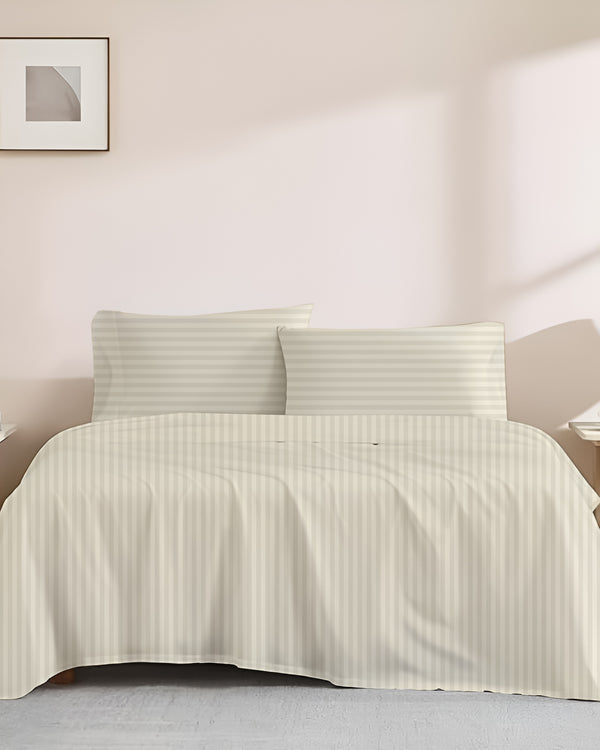 Signature Cotton Bedding 4 Piece Sheet Set- Ivory